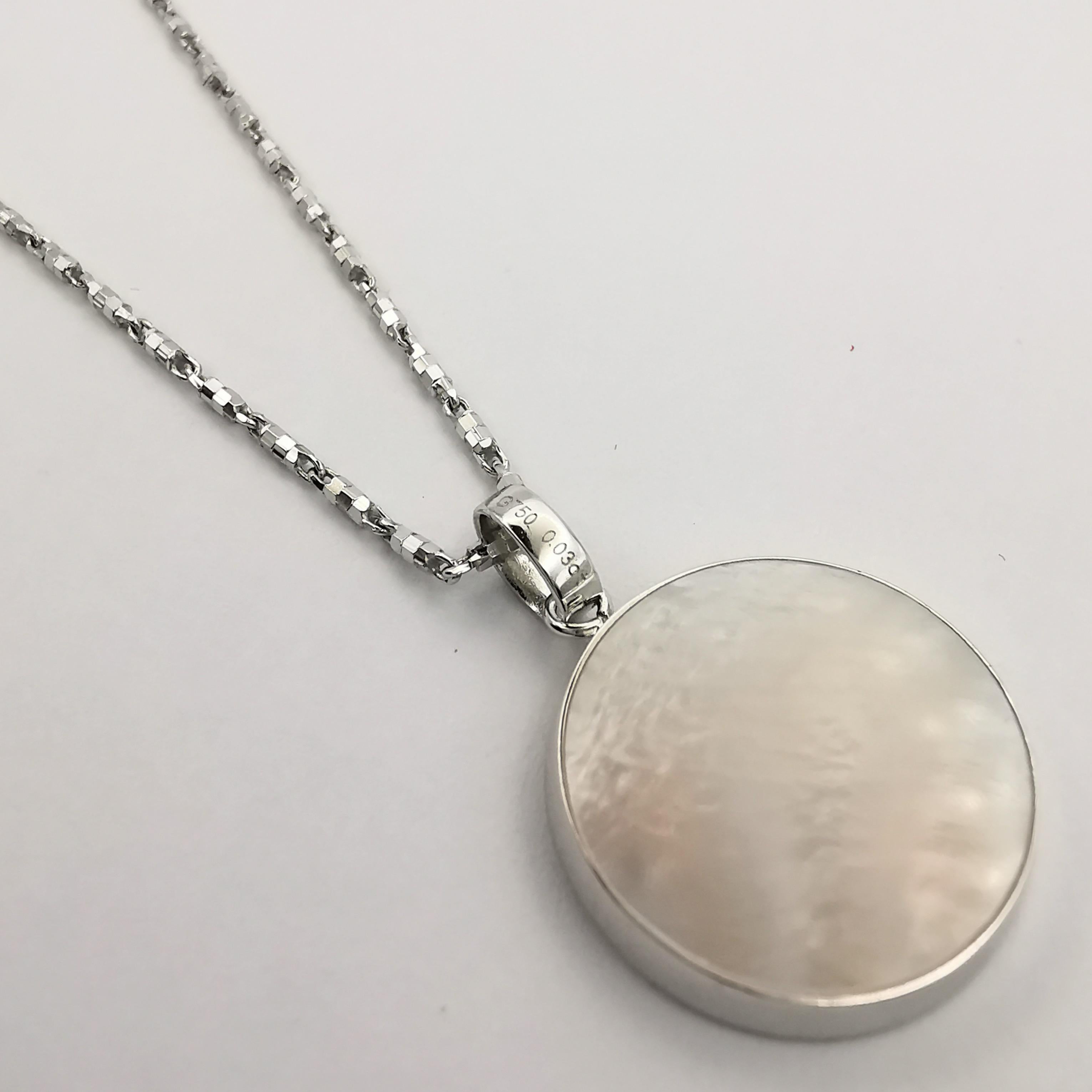 Happy Diamonds Blumen Halskette Anhänger in 18K Weiß-, Gelb- und Roségold Damen