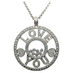 Happy Diamonds Pendant Necklace in 18K White Gold by Chopard
