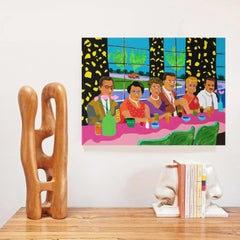 'Happy Families' Portrait Painting by Alan Fears Pop Art