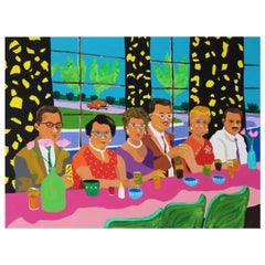 'Happy Families' Portrait Painting by Alan Fears Pop Art