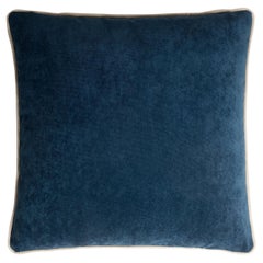 Happy Frame Velluto blu con cornice bianca
