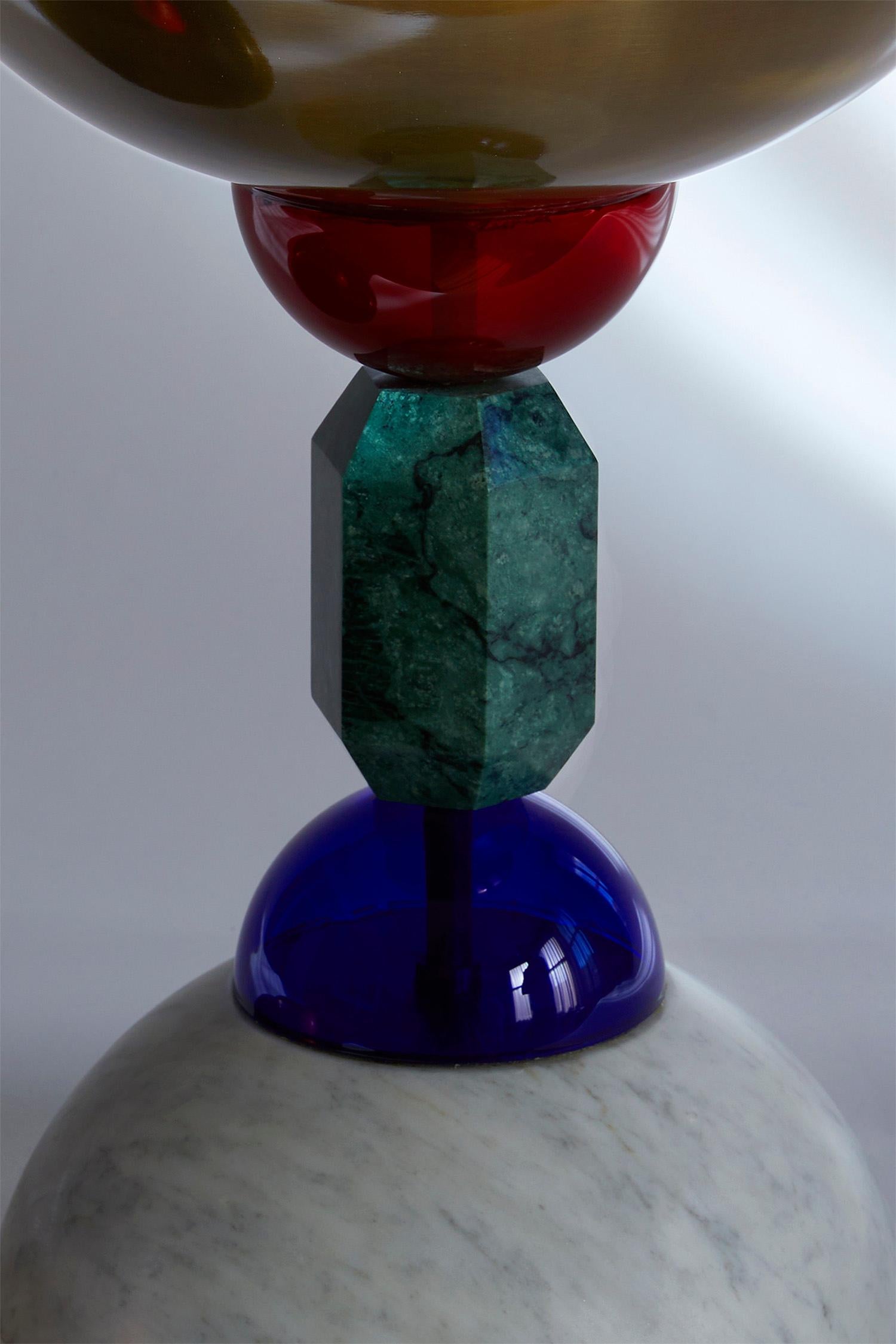 Portuguese Contemporary Handcrafted Chalice, Pop Art Sculptural Vessel by BelBar Studio  For Sale