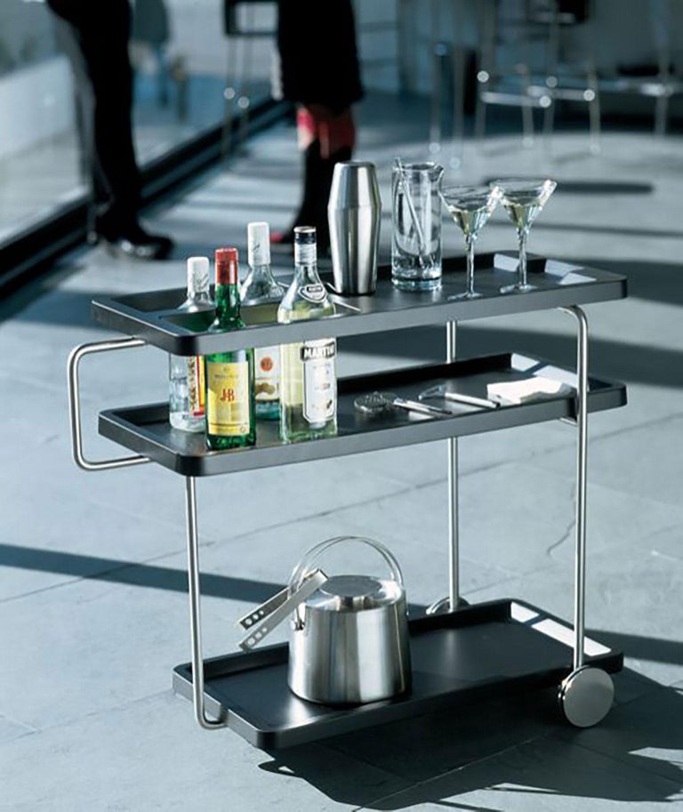 Iron Happy Hour Trolleys by Alfredo Haberli for BD Barcelona For Sale