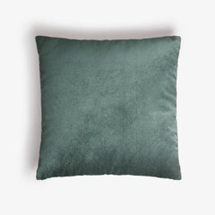 Happy Pillow Velvet Teal with Teal Fringes