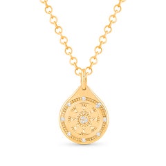 HARAKH 1/3 Diamante incolore Goccia di Gioia Collana Serenità Oro 18 Carati