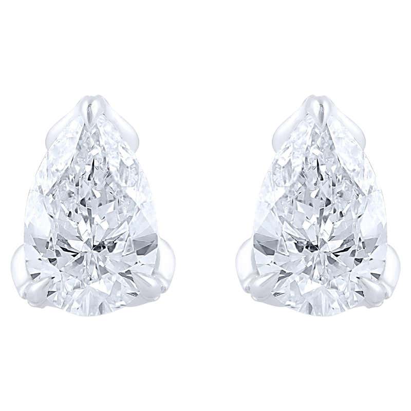 Vivid Diamonds 5.83 Carat Diamond Stud Earrings at 1stDibs | 5 carat ...
