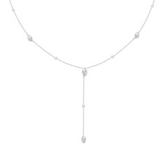 HARAKH 1/2 CT Natural Colorless Diamond Frangipani Necklace