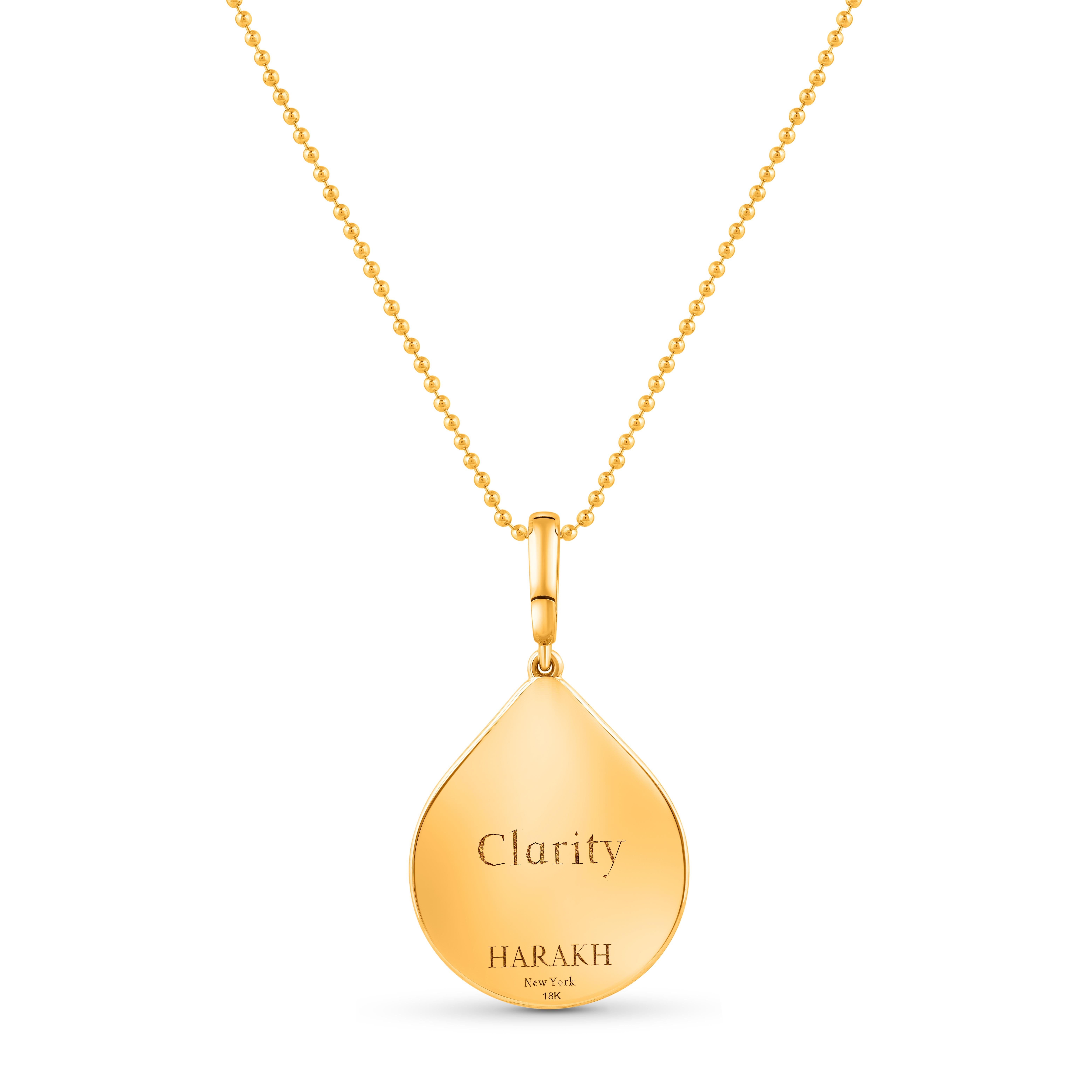 Dalla collezione Drops of JOY, la Conchiglia, uno degli otto segni fortunati, rappresenta il risveglio alla consapevolezza e fornisce chiarezza.

La collezione Drops of JOY si ispira a simboli di buon auspicio e a icone spiritualmente significative