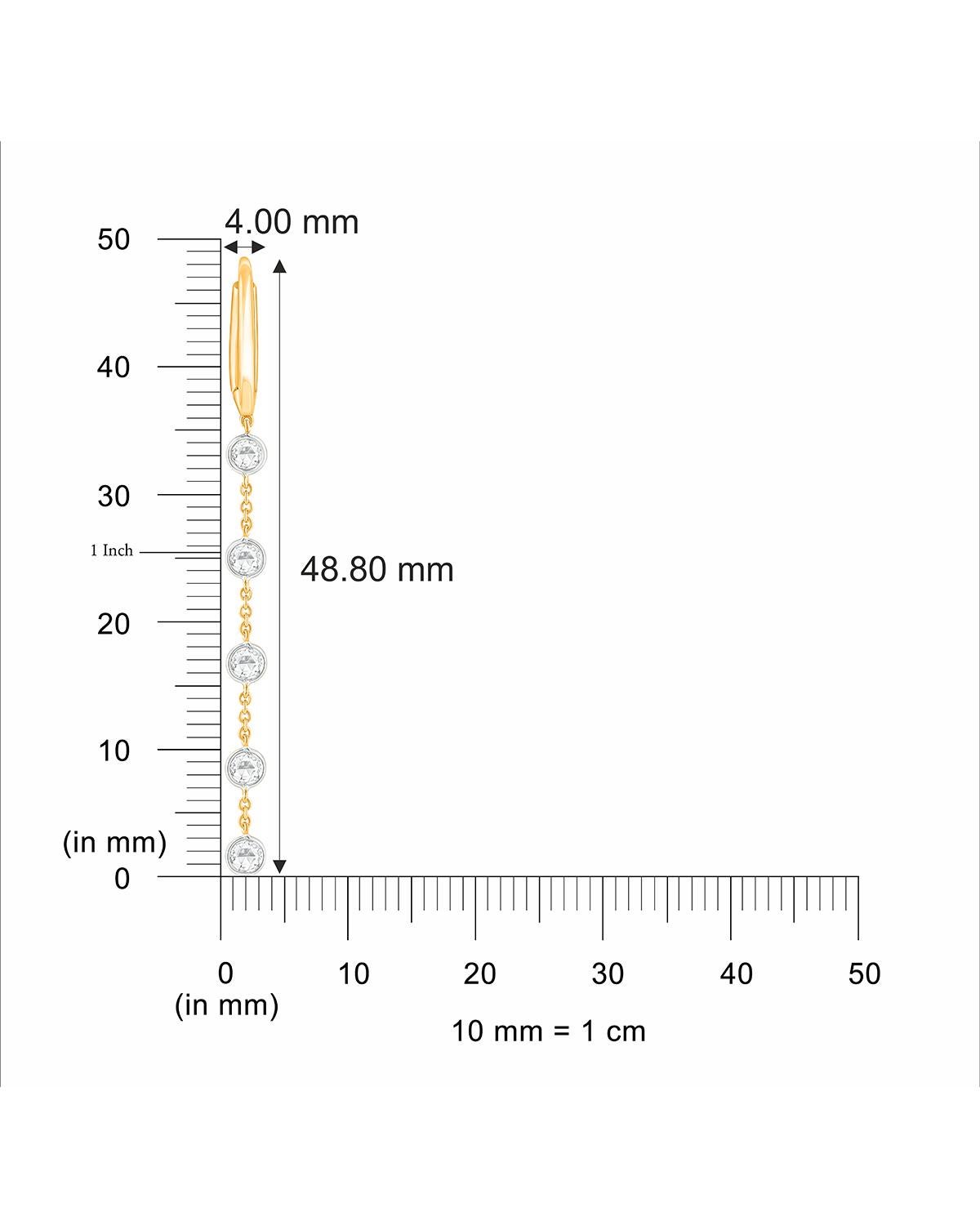HARAKH 1/3 Karat natürliche farblose Diamant-Ohrringe aus 18KT Gelbgold im Zustand „Neu“ im Angebot in New York, NY