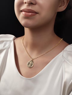 HARAKH 1/3CT Colorless Diamond Drop of JOY Confidence 18KT Gold Pendant Necklace