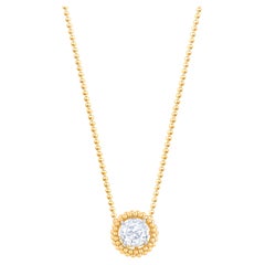 HARAKH 1/4 CT Colorless Diamond Sunlight Pendant Necklace in 18KT Yellow Gold