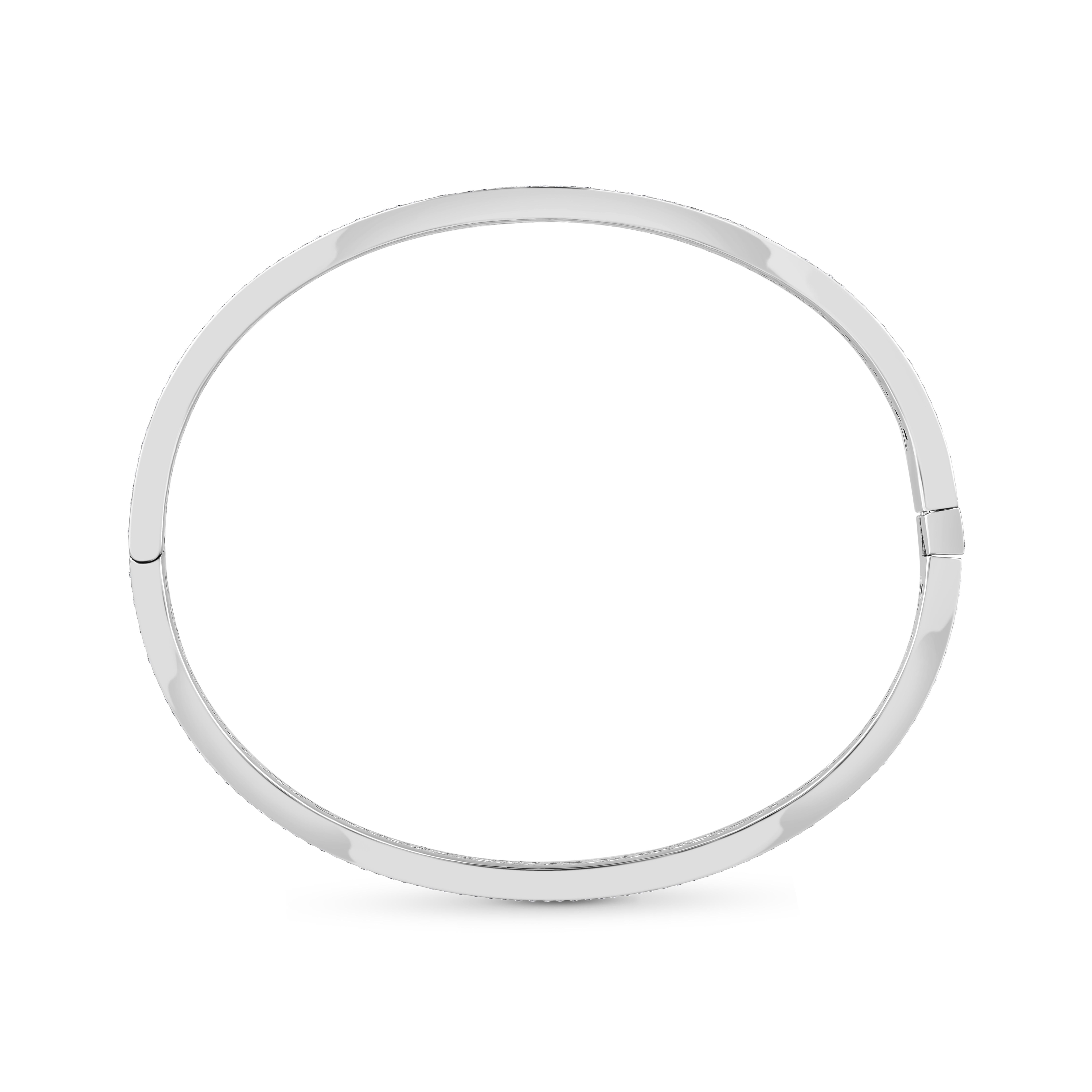 HARAKH 18 Karat Gold Baguette Colorless Diamant Sunlight Kollektion Armreif aus der Sunlight Kollektion (Brillantschliff) im Angebot