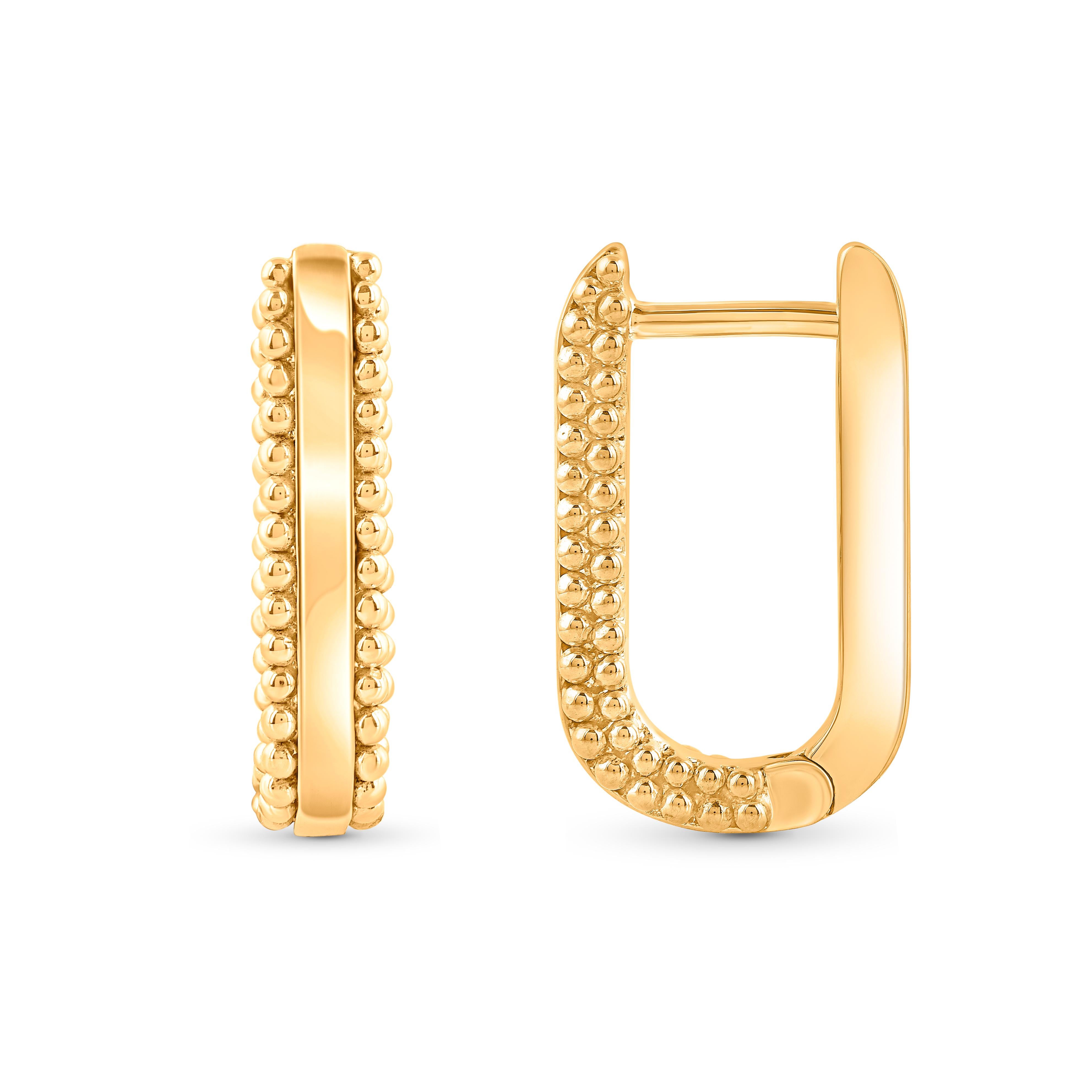 Contemporain Harakh, créoles Sunlight en or jaune 18 carats en vente