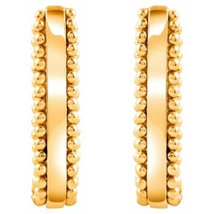 Harakh 18 Karat Yellow Gold Sunlight Hoop Earrings