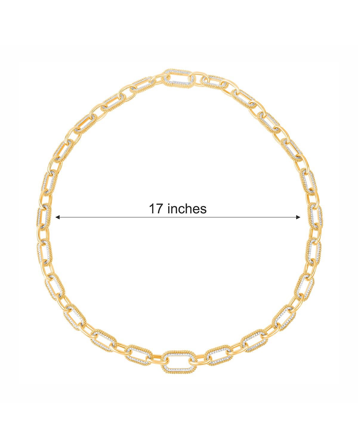 HARAKH 18KT Oro Incoloro Diamante Tachonado Luz del Sol Clásico Collar Clip de Papel Corte brillante en venta
