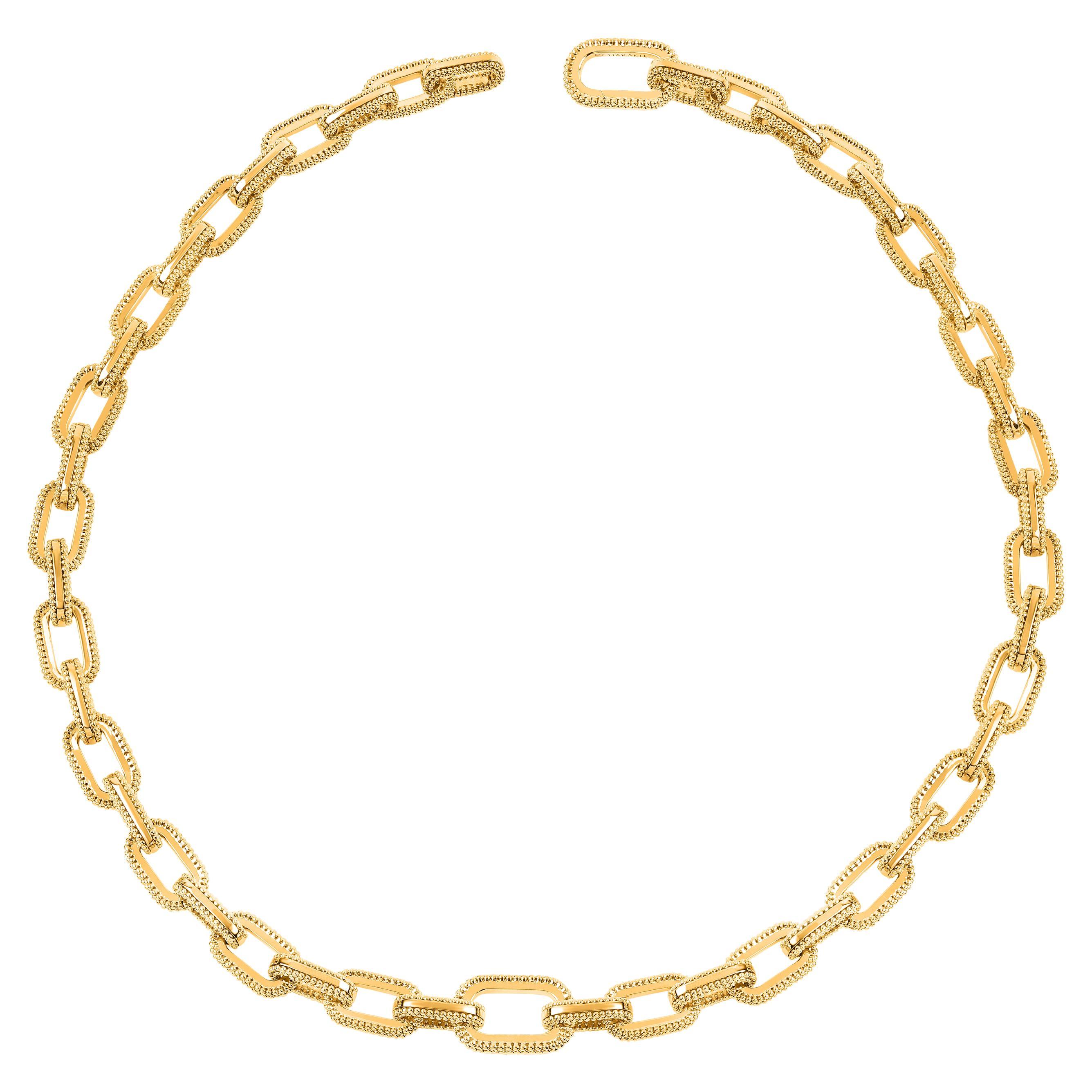 Harakh - Collier classique en or 18KT avec trombones au soleil en vente