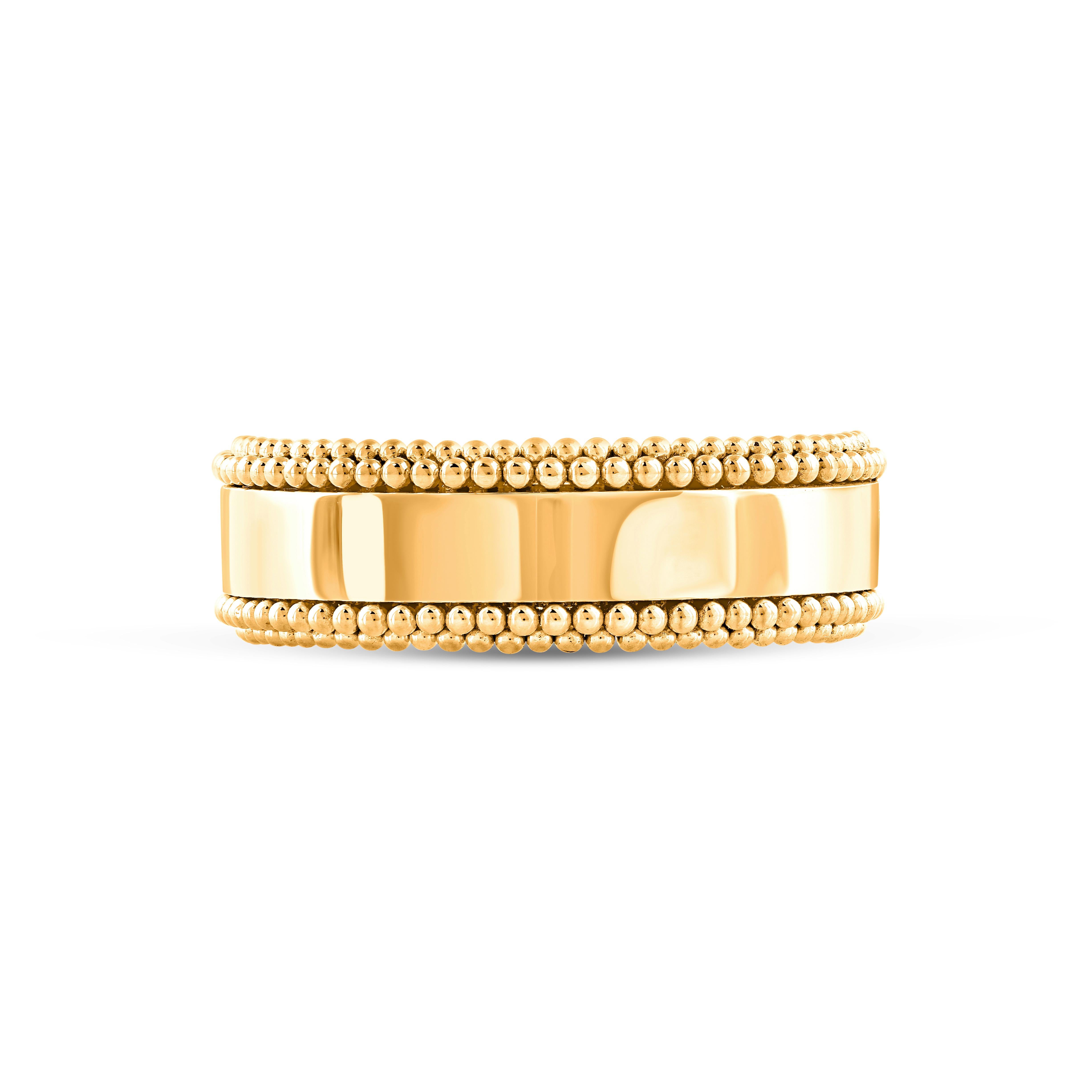 Inspired by the journey of the sun’s rays traveling through space and time to brighten our world, this Ring crafted in 18KT Yellow Gold. An artisanal form of embroidery known as Pota is recreated especially for gold using delicate handmade