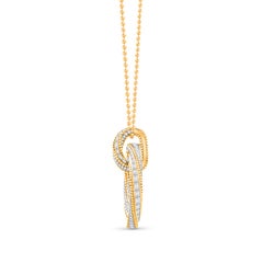 HARAKH 2 CT Colorless Diamond Sunlight Rondell Pendant Necklace in 18KT Gold