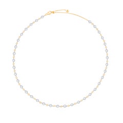 Collana con diamanti incolori Nature taglio Brilliante e Rosa di HARAKH 3 7/8 CT