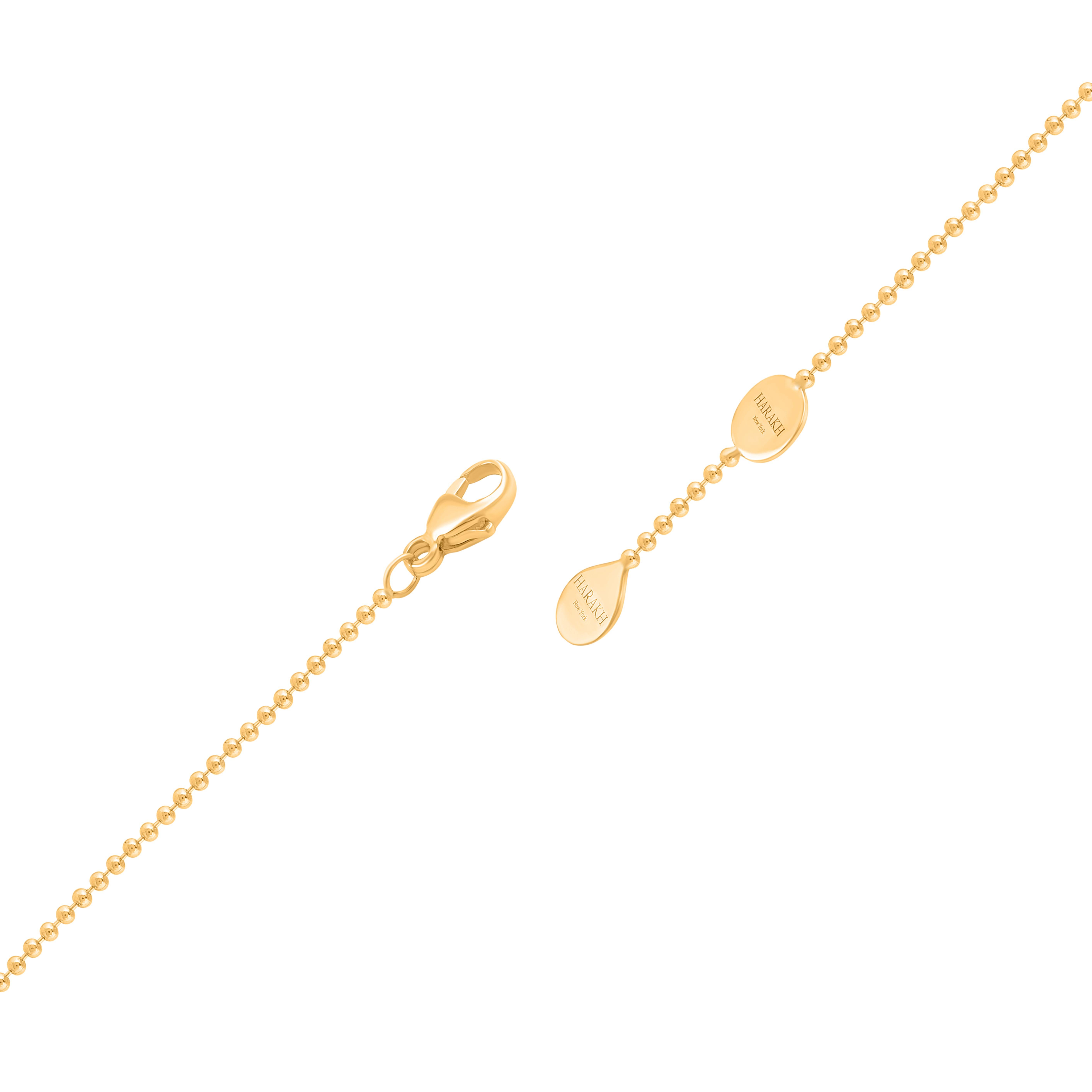 Contemporain HARAKH Bracelet rondell Sunlight en or jaune 18 carats et diamants incolores 3/8 en vente