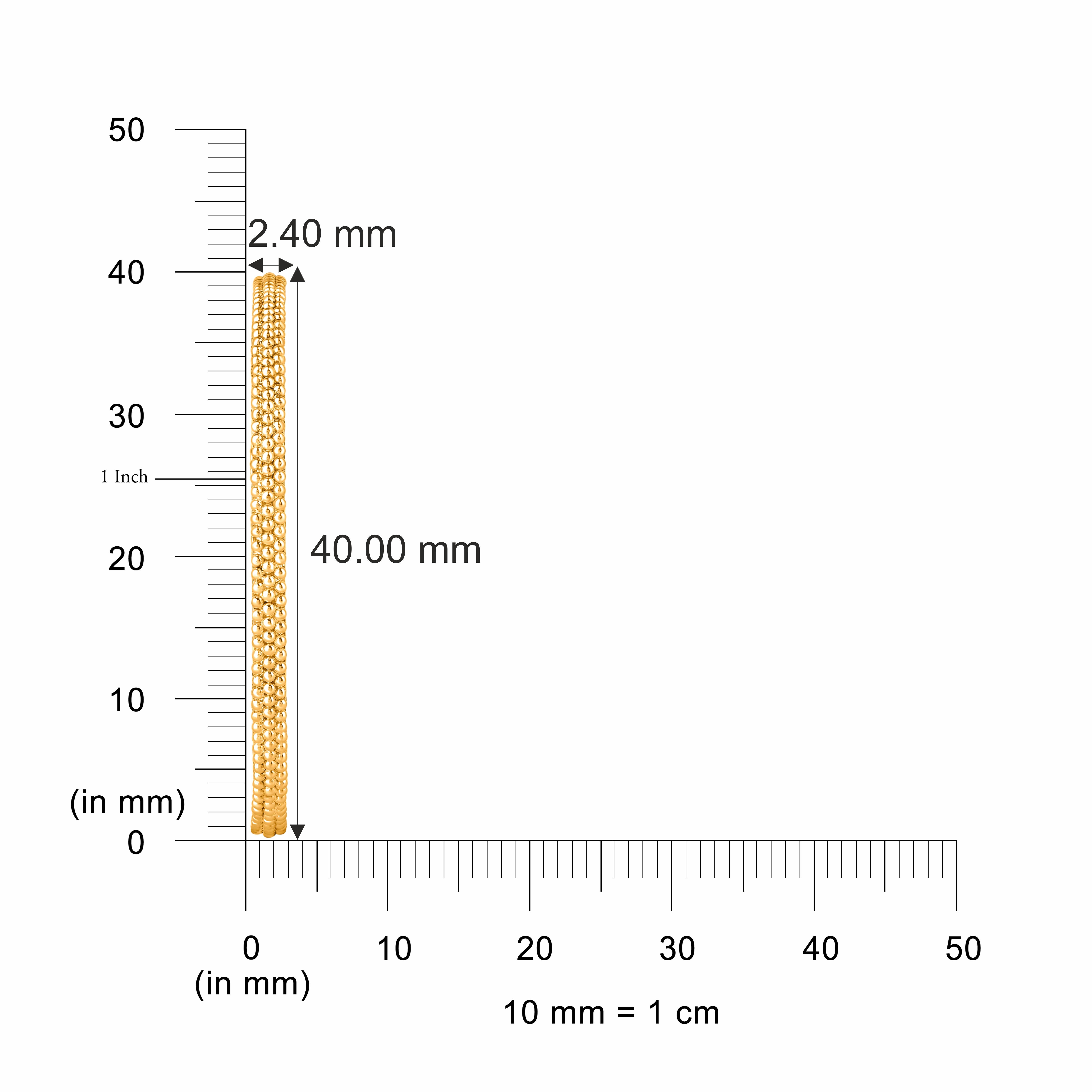 HARAKH Auric Sphere 1 1/2 CT farbloser Diamant 18KT Gelbgold Creolen (Brillantschliff) im Angebot