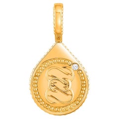 HARAKH Colorless Diamond Drop of JOY Balance Charm-Pendant 18K Yellow Gold