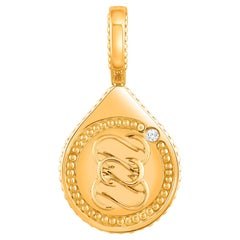 Harakh Diamant incolore Goutte de JOY Balance-Pendentif Or jaune 18K