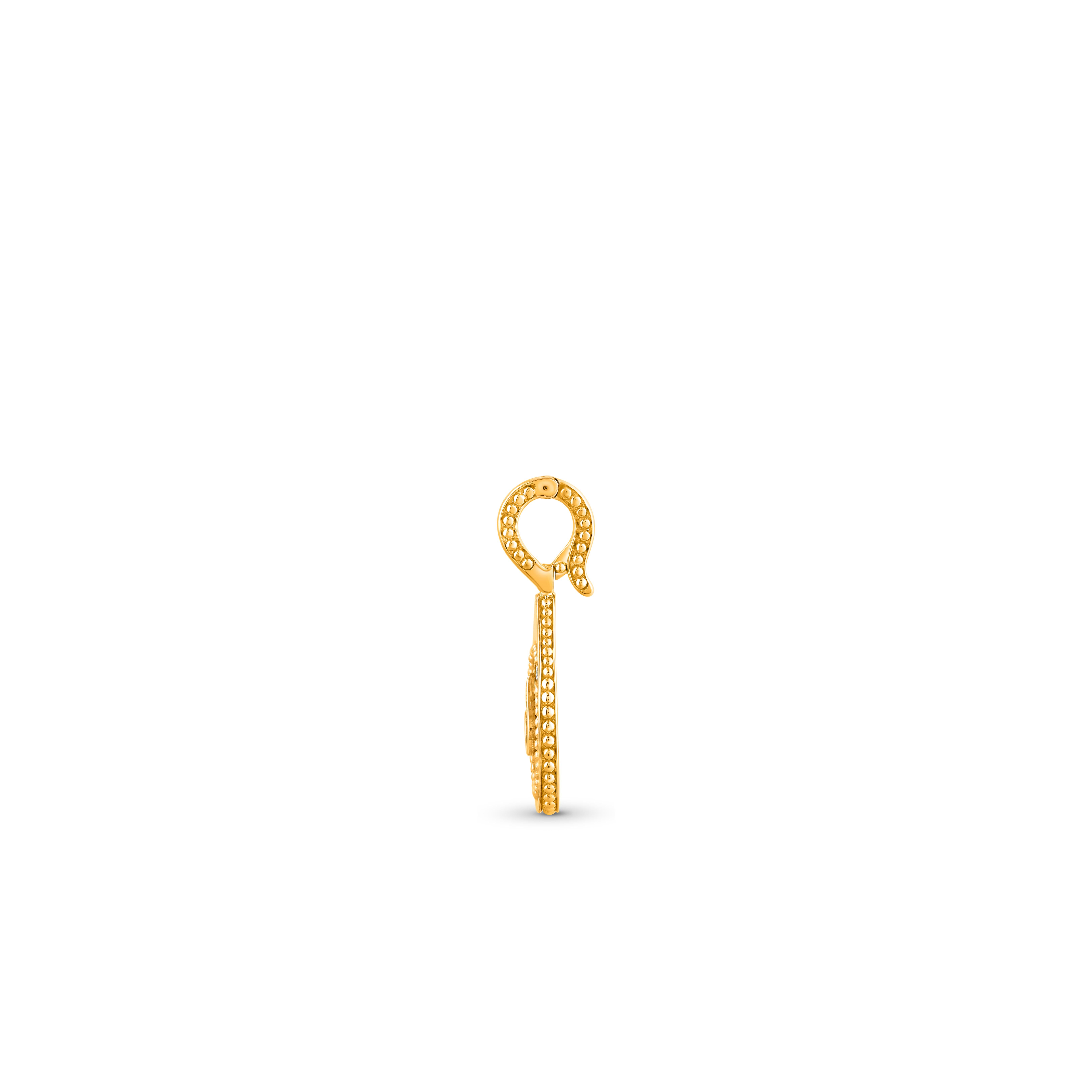 Contemporain Harakh Diamant incolore Drop of JOY Bliss Charm-Pendant en or jaune 18K en vente