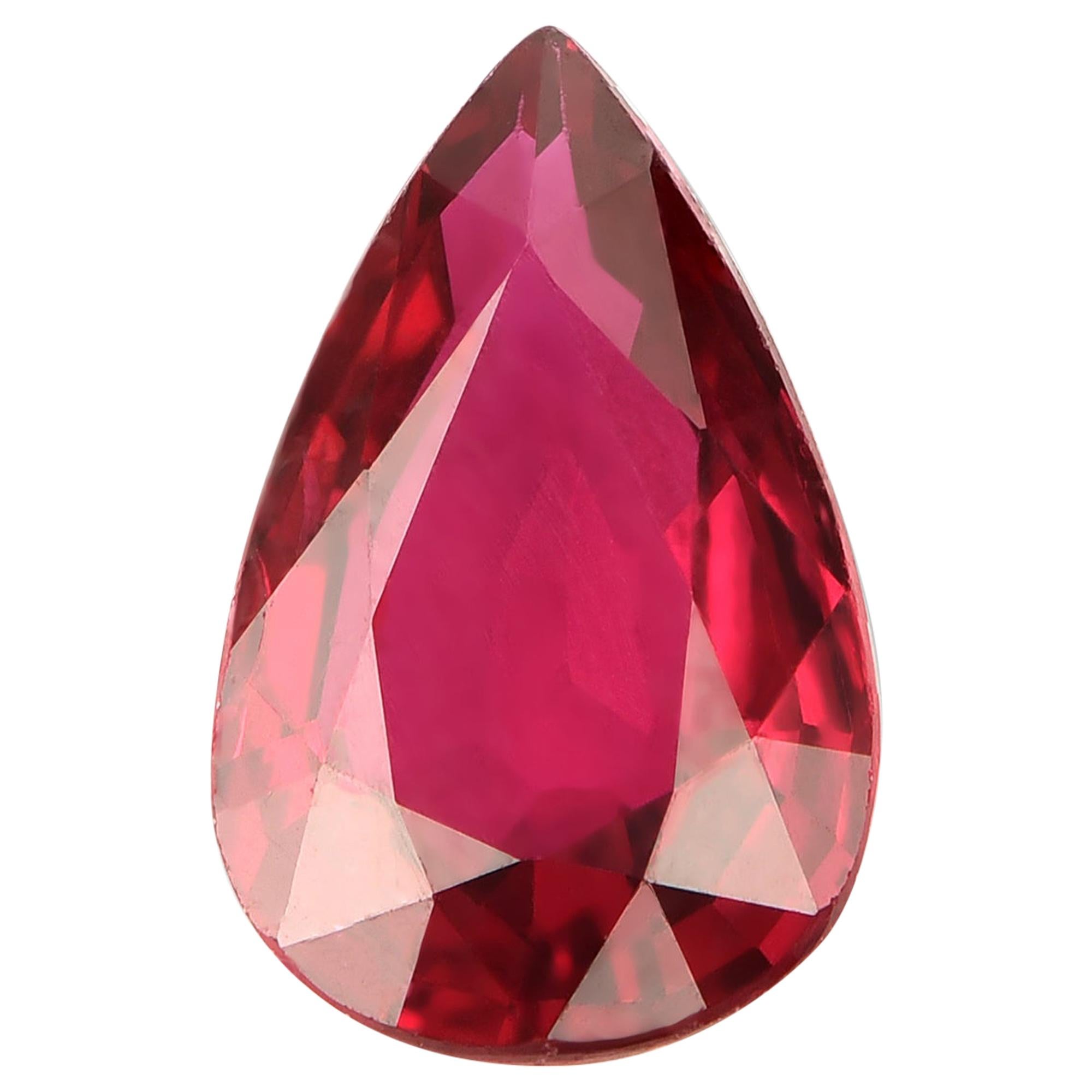 Harakh 1.04 Ct AGS Certified Natural Pigeon Blood Ruby Loose Stone Custom Made For Sale