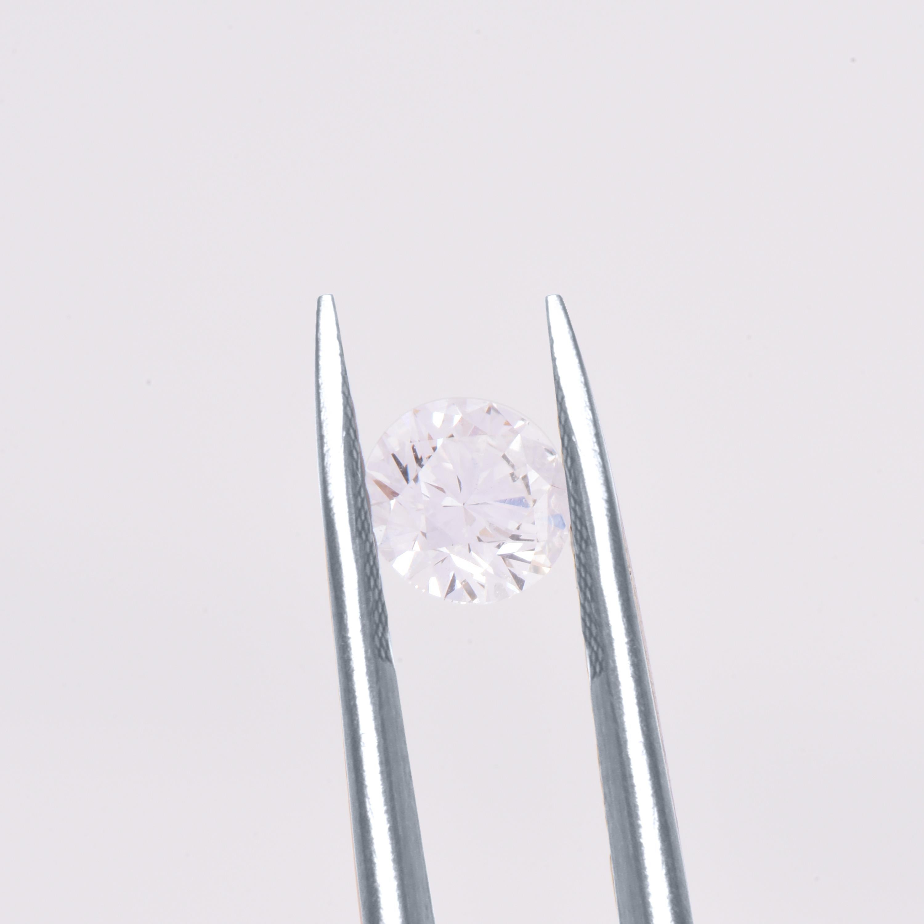 Modern Harakh GIA Certified 0.40 Carat E Color VS2-Clarity Brilliant Cut Loose Diamond For Sale