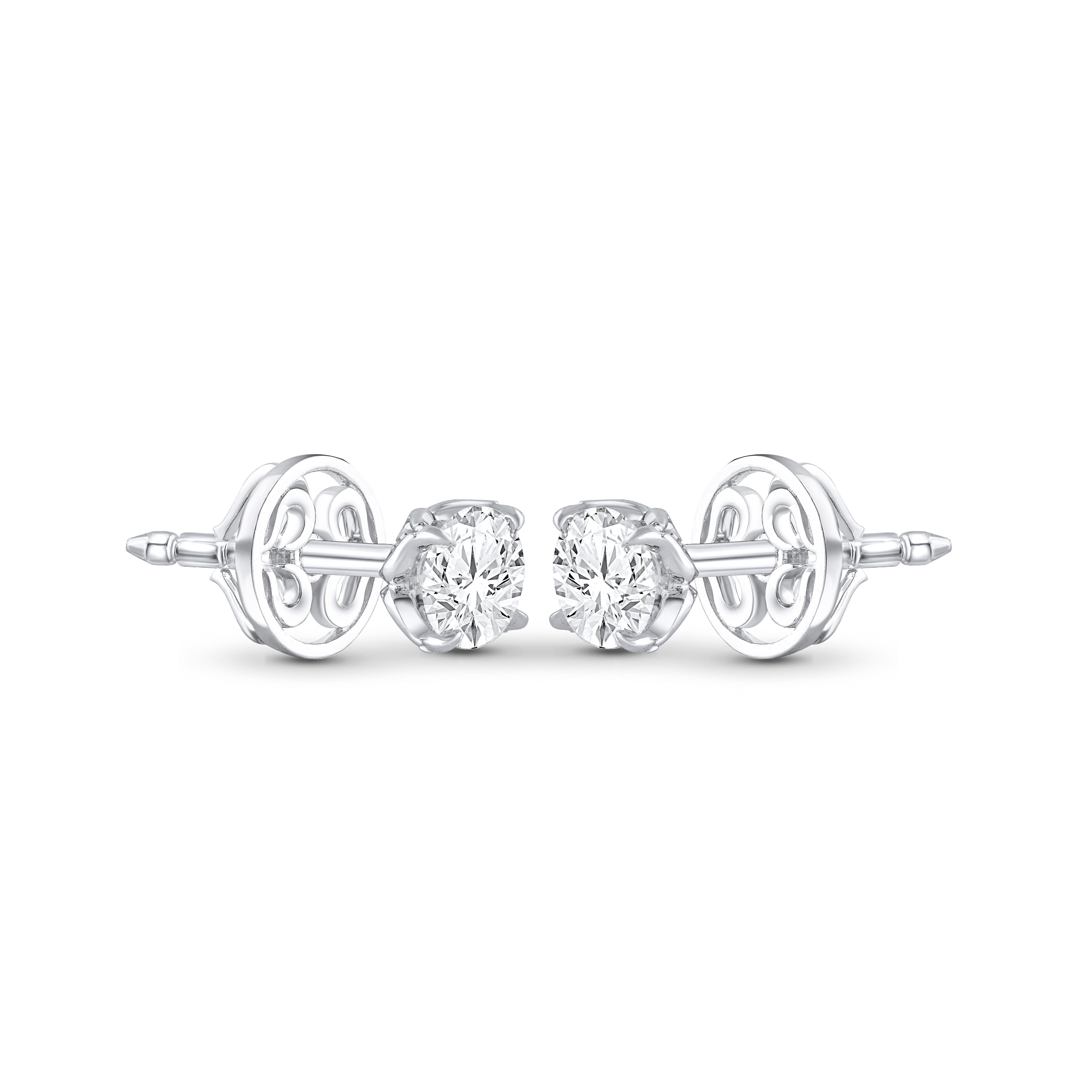 These classic GIA-certified diamond studs showcase a pair of perfectly matched diamonds weighing a total of 0.80 carats. Crafted in 18-karat white gold, these are available in yellow and rose gold as well.

Perfect for gifting and for yourself as