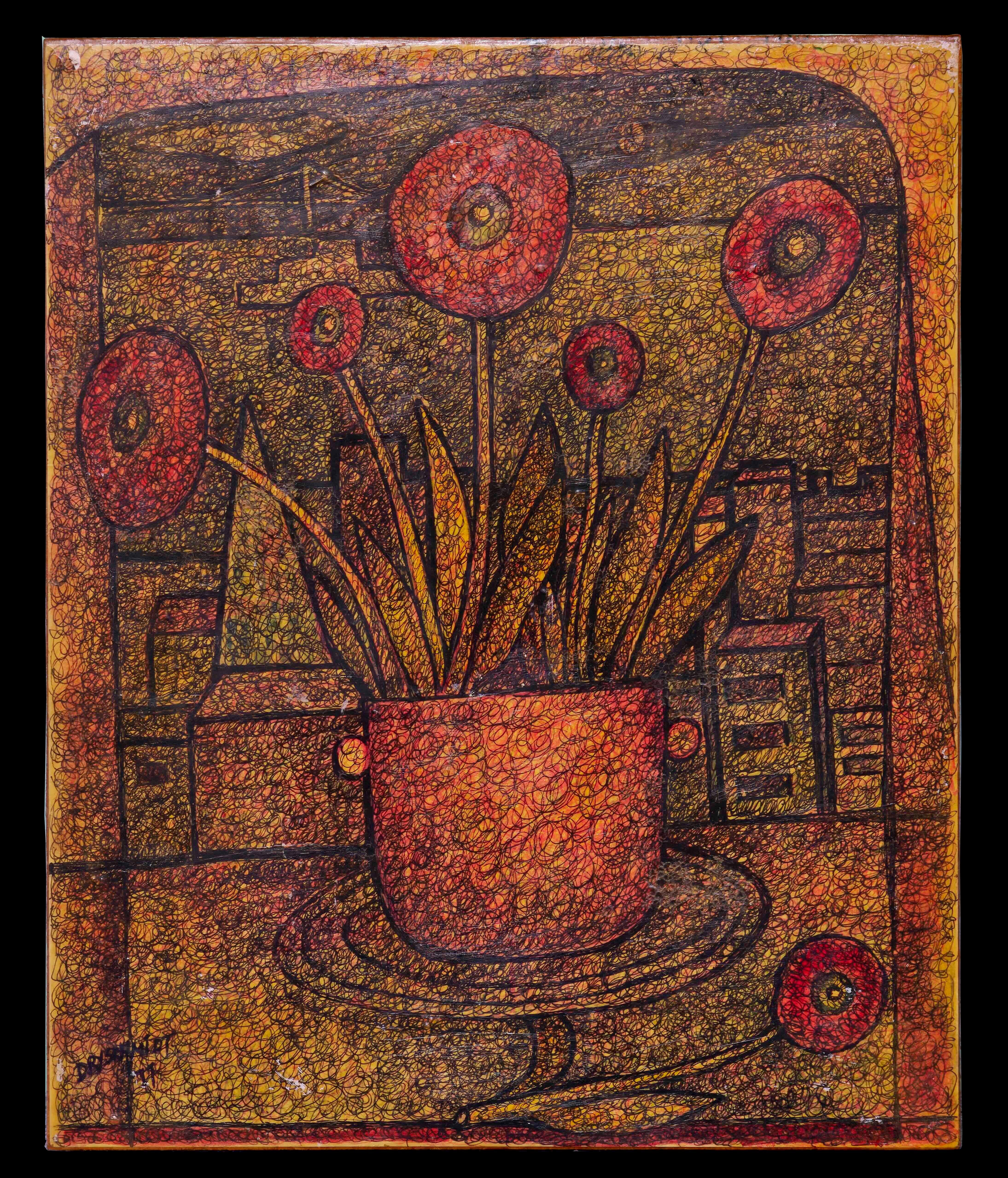 Harald Dry Schmidt (1933 - 1979) Outsider Art For Sale 1