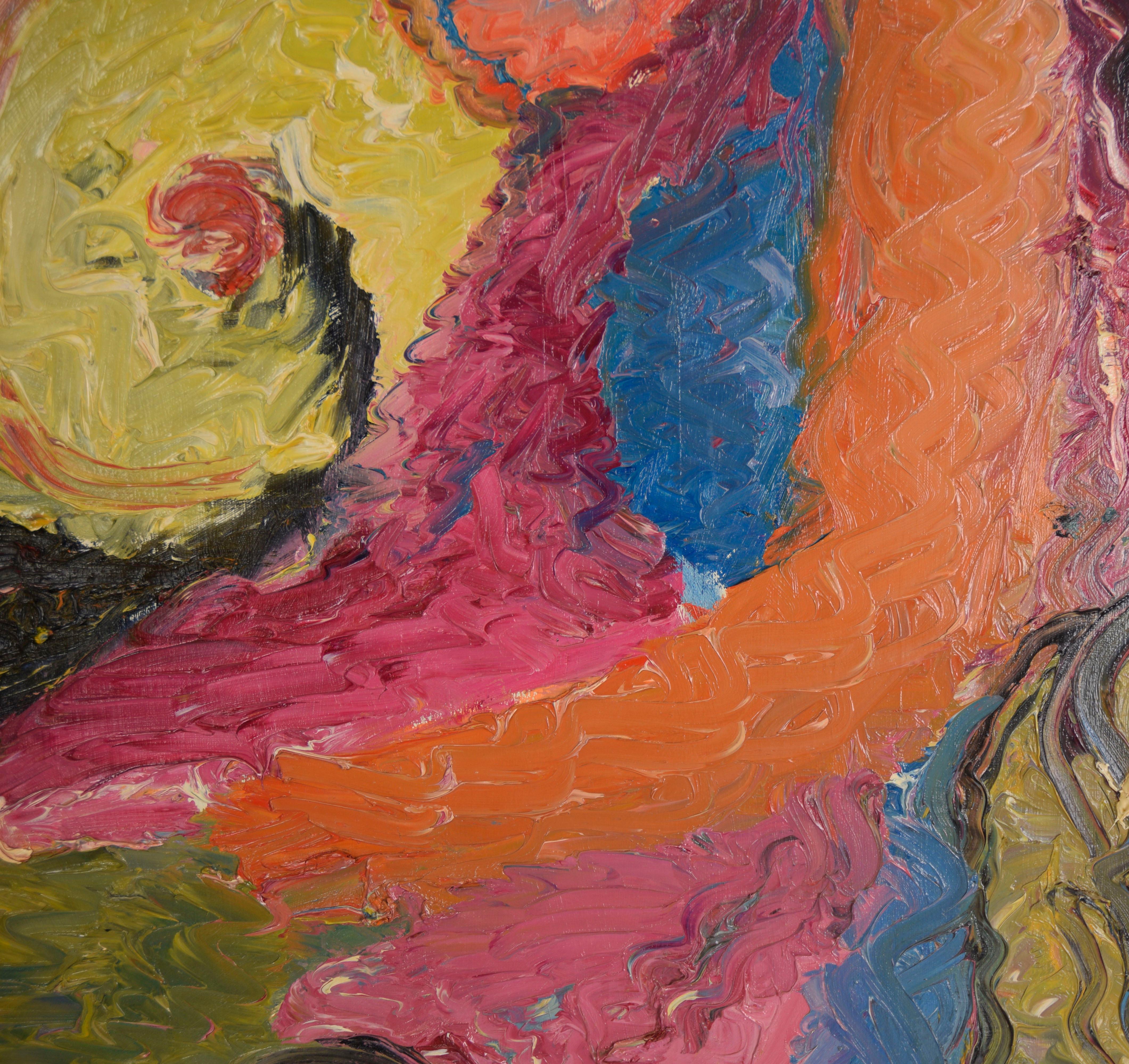 Nudo astratto espressionista originale con texture - Olio su tela

Composizione figurativa espressionista astratta di una donna nuda dell'artista californiano Harald 