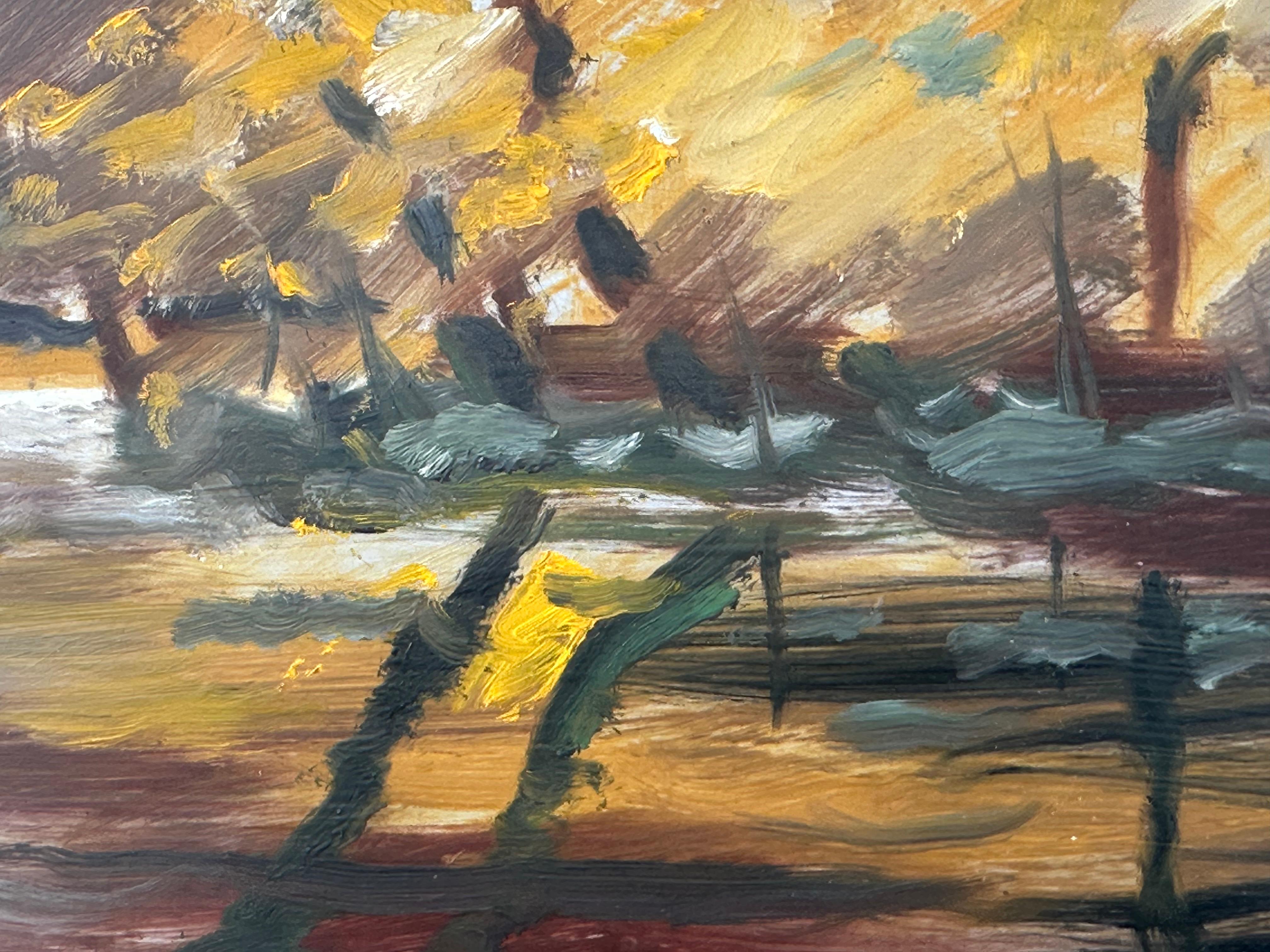 Pennypack Creek Pintura impresionista de Filadelfia - Painting Impresionista abstracto de Harald Grote