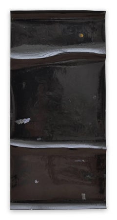 Black River 11 (opera astratta su carta)