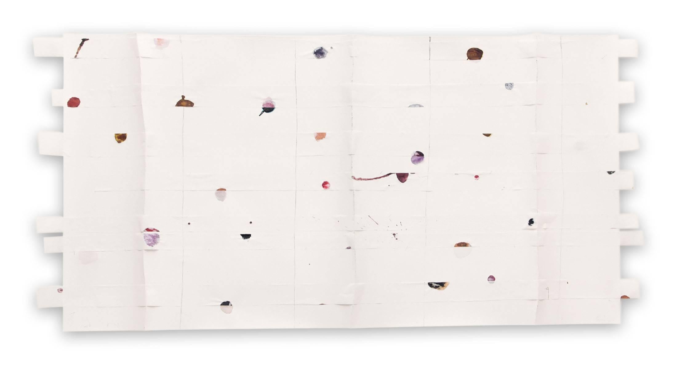 Harald Kroner  Abstract Drawing – Cut 42 (Abstrakte Arbeit auf Papier)