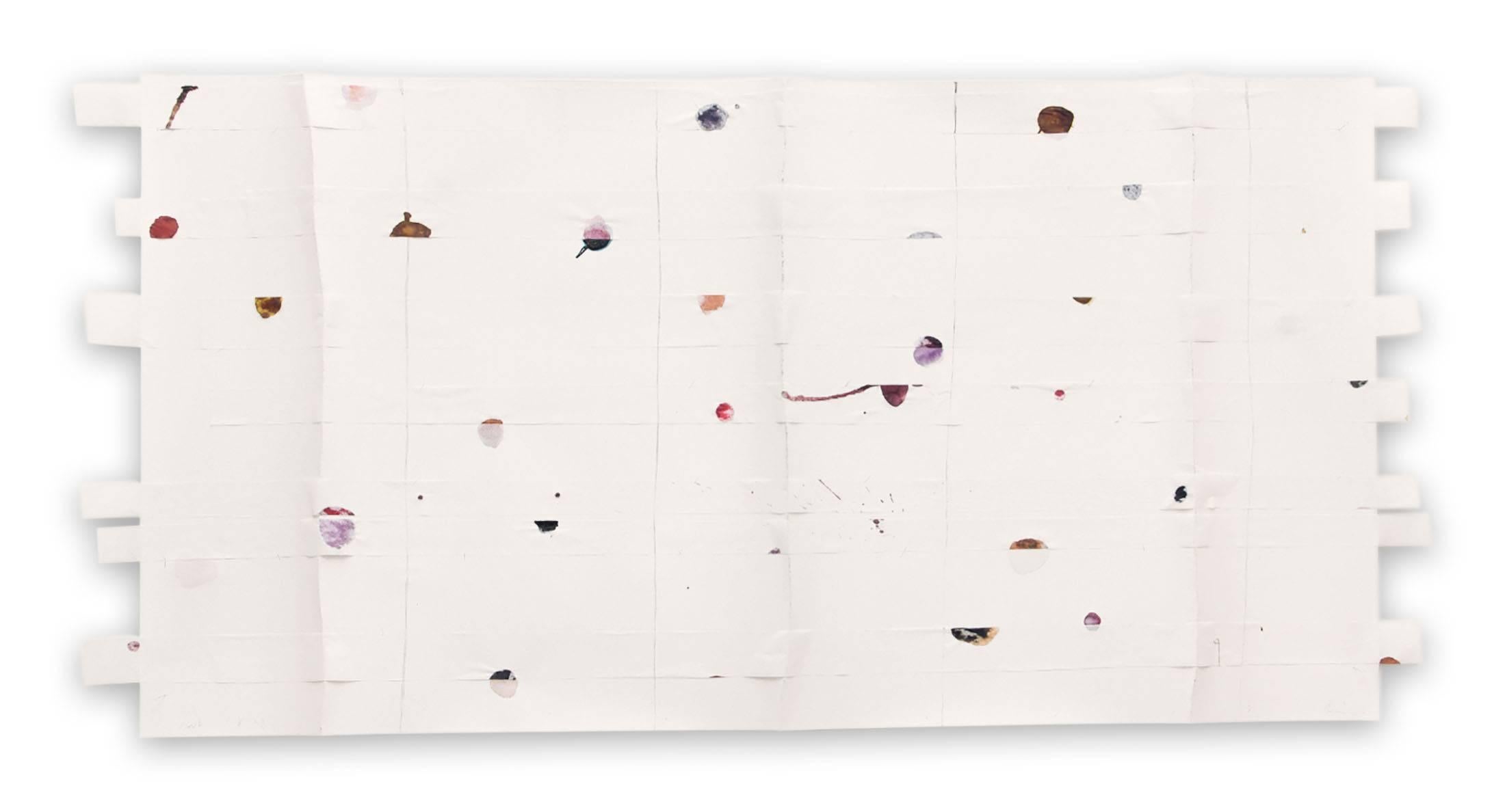 Cut 42 (opera astratta su carta)