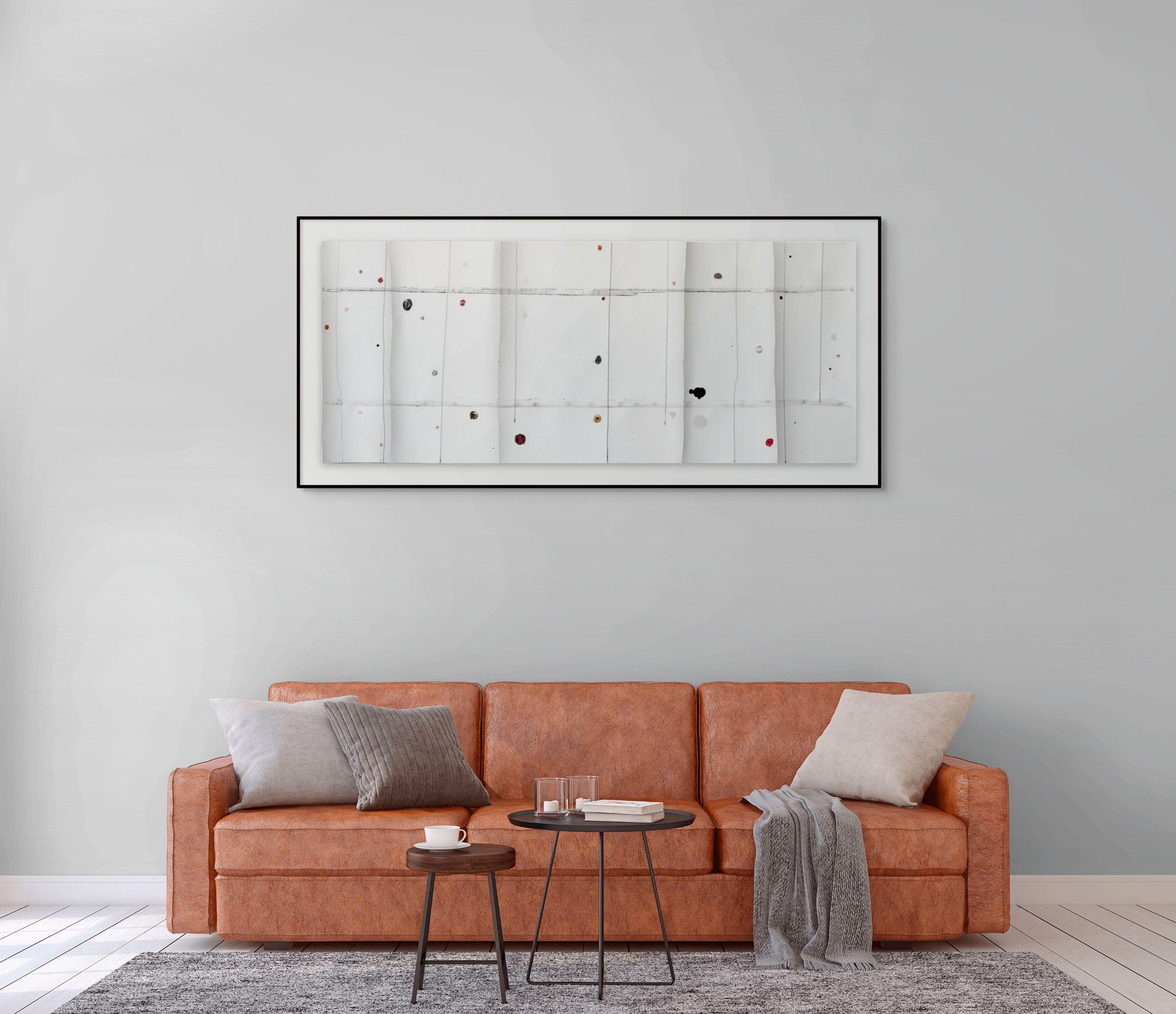 K1917 ( yappanoise ) (Abstrakte Malerei) (Grau), Abstract Painting, von Harald Kroner 