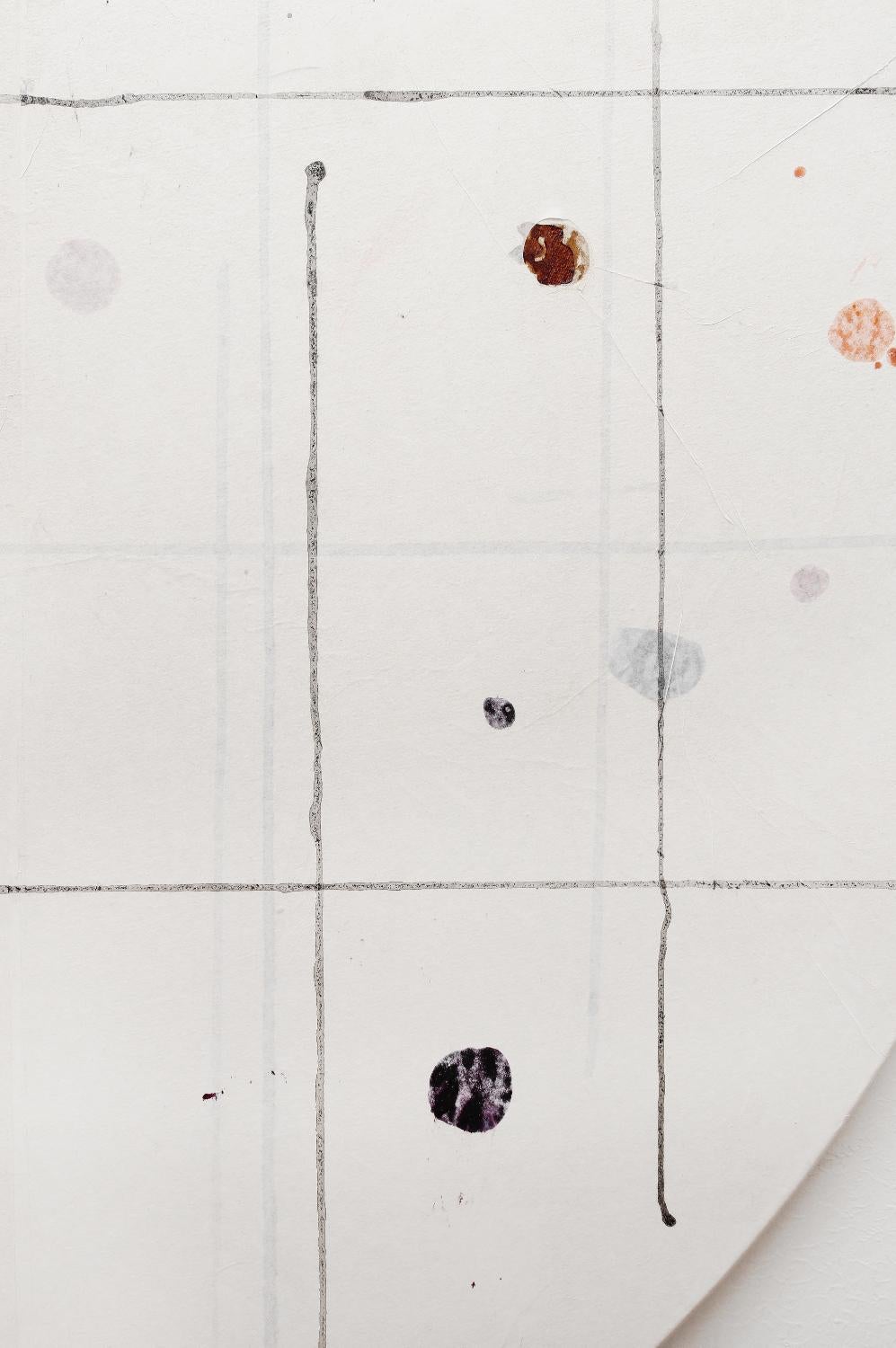 Tondo 10 (Pittura astratta) - Painting Astratto di Harald Kroner 
