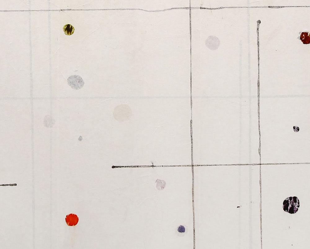 Inchiostro, smalto su carta su lino - Senza cornice

Come suggerisce il titolo (un tondo è un termine rinascimentale che indica un'opera d'arte circolare), quest'opera fa parte di una serie con una forma circolare senza bordi. 

Si tratta di carta