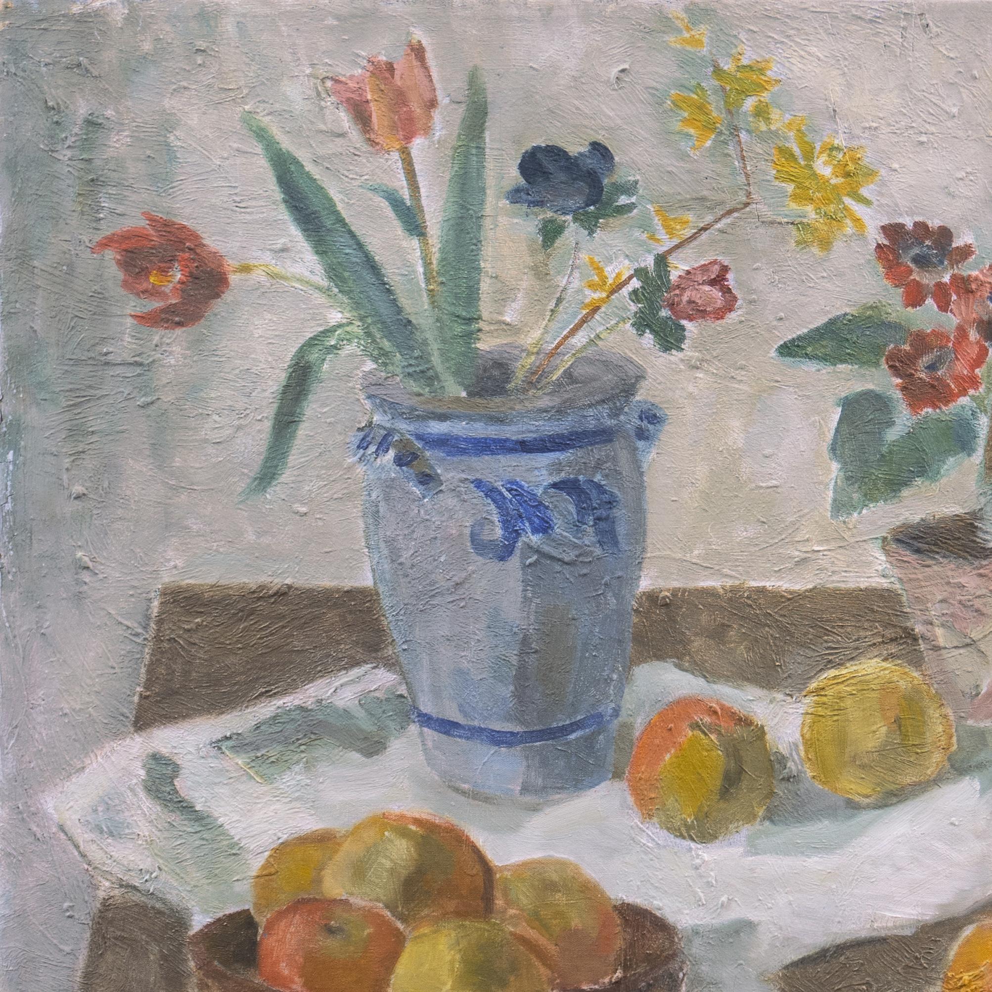 Signée en bas à droite avec les initiales 