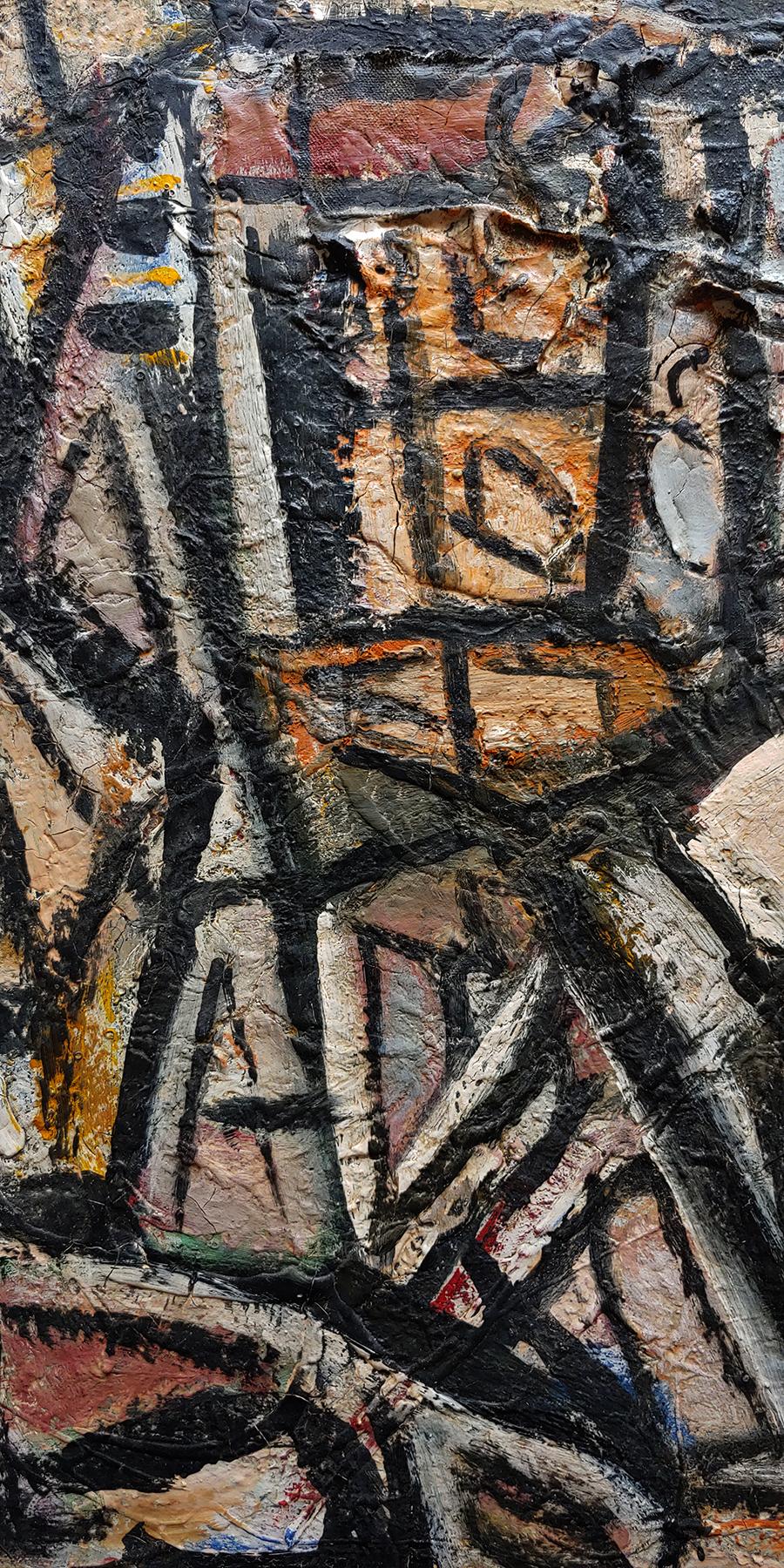Komposition in Textur, 38x38
