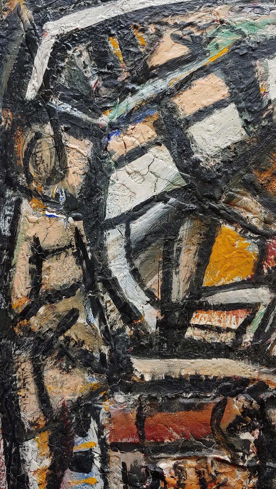 Komposition in Textur, 38x38