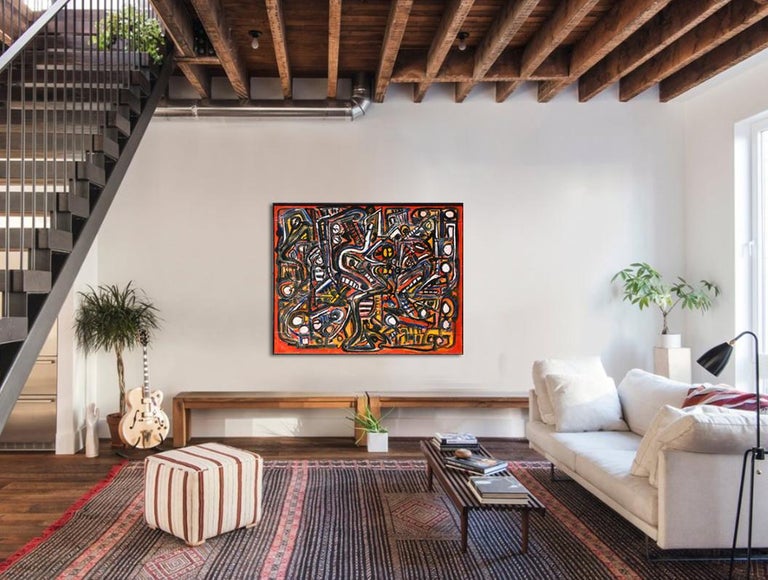 This large painting titled 
