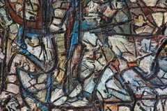 "L'incredibile viaggio" 61x49" Olio, acrilico, vernice spray su tela