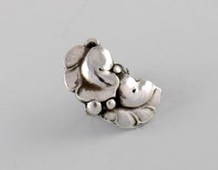 Harald Nielsen for Georg Jensen, a Pair of Moonlight Grapes Ear Screws