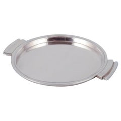 Harald Nielsen for Georg Jensen. Vassoio Art Deco in argento sterling.