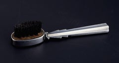 Harald Nielsen for Georg Jensen Pyramid. Rare Art Deco miniature brush.