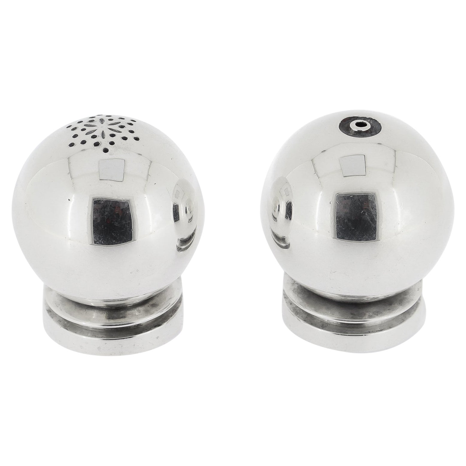 Harald Nielsen for Georg Jensen Piramide in argento Sterling Sale e Pepe Shakers