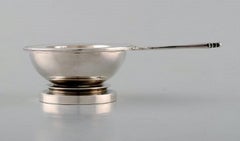 Harald Nielsen for Georg Jensen, Rare Tea Strainer in Sterling Silver, 1945-1951